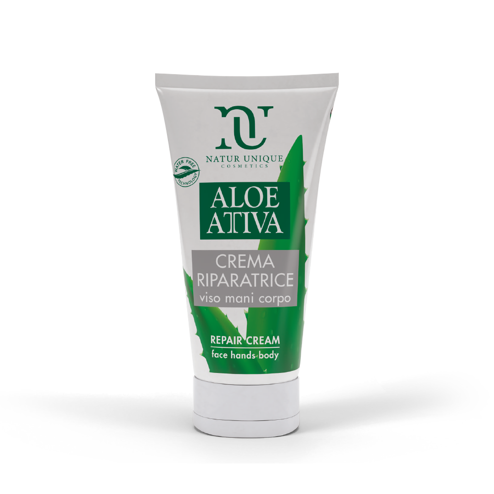 Natur Unique Aloe Attiva Crema Riparatrice Viso Mani Corpo 50ml-1