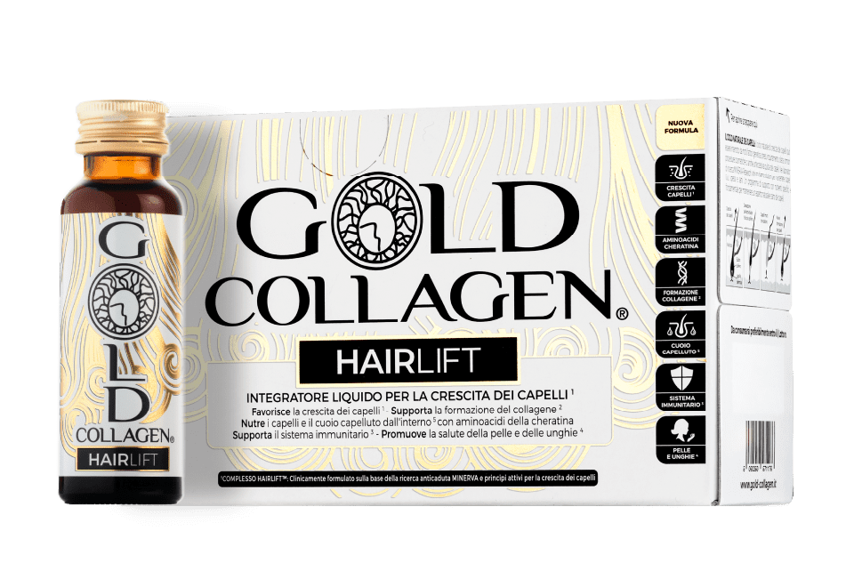Gold Collagen Hair Lift 10 Flaconcini - Capelli Forti e Sani