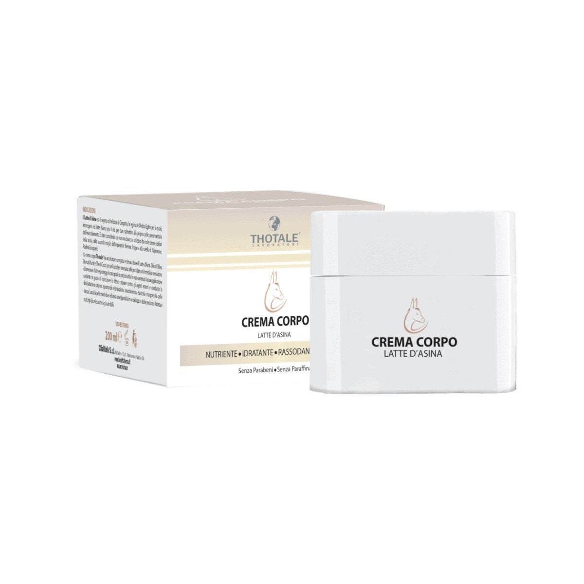 Thotale Crema Corpo Latte Asina 200 ml-0