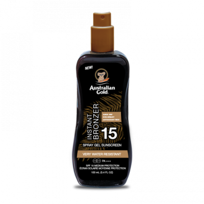 Australian Gold Instant Bronzer SPF15 Gel Spray 100ml-1