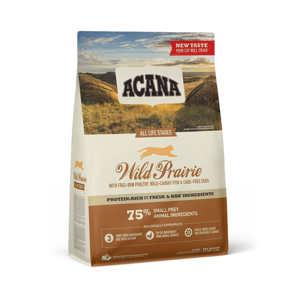 Acana Gatto Wild Prairie All Life Stages Crocchette Pollame e Pesce Sacco 1,8kg-6