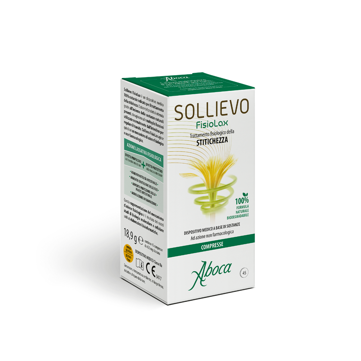 Aboca Sollievo Fisiolax Benessere Intestinale 45 Compresse-2