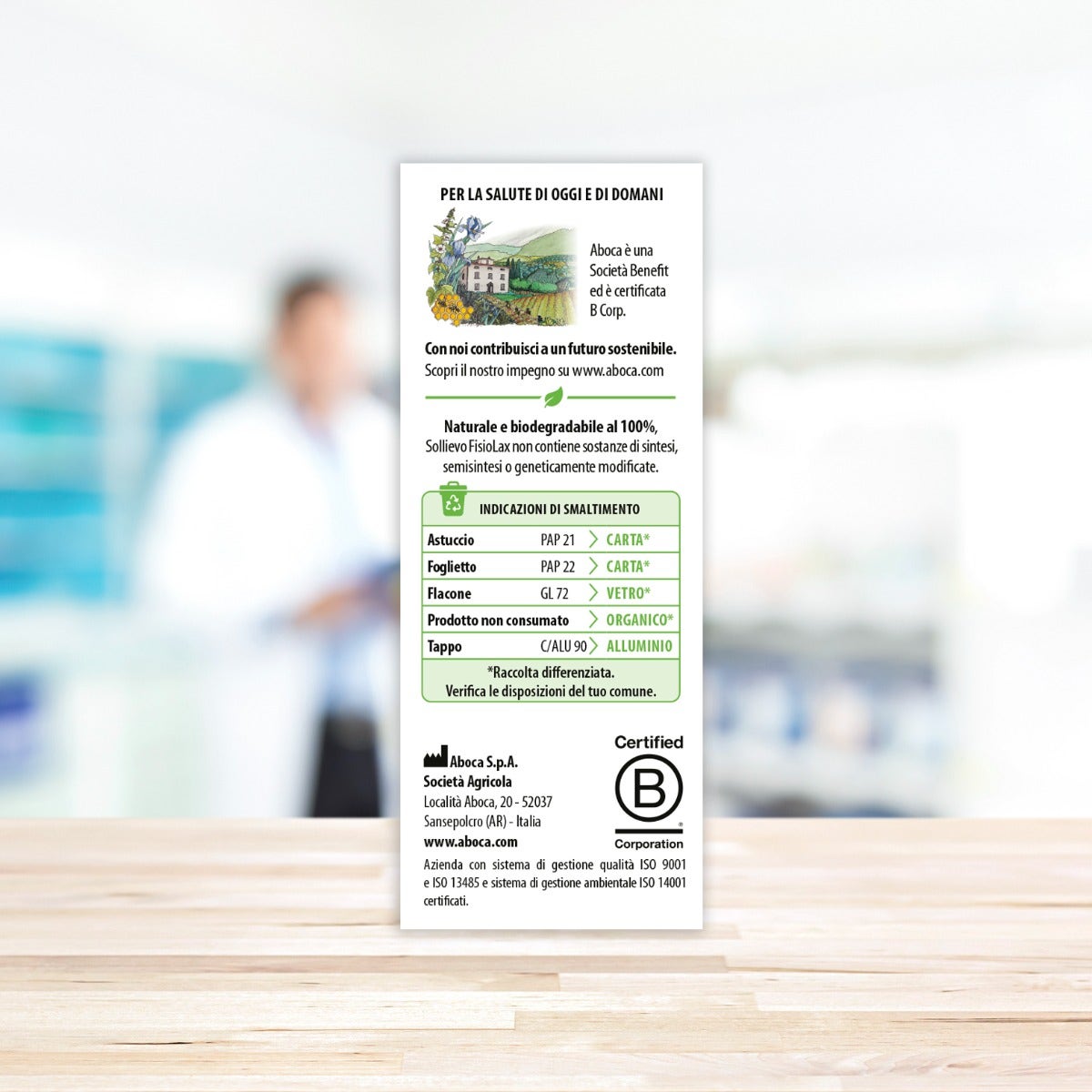 Aboca Sollievo Fisiolax Benessere Intestinale 45 Compresse-5