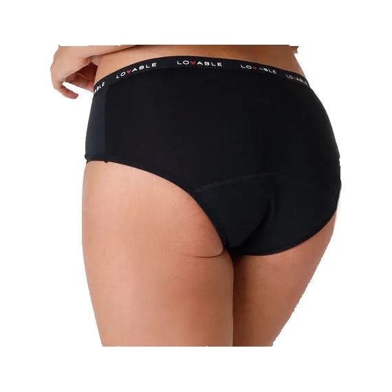 Lovable Culotte Lavabile Da Ciclo Flusso Medio Nero Taglia S-2