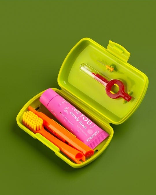 Curaprox Travel Set Green  - 4
