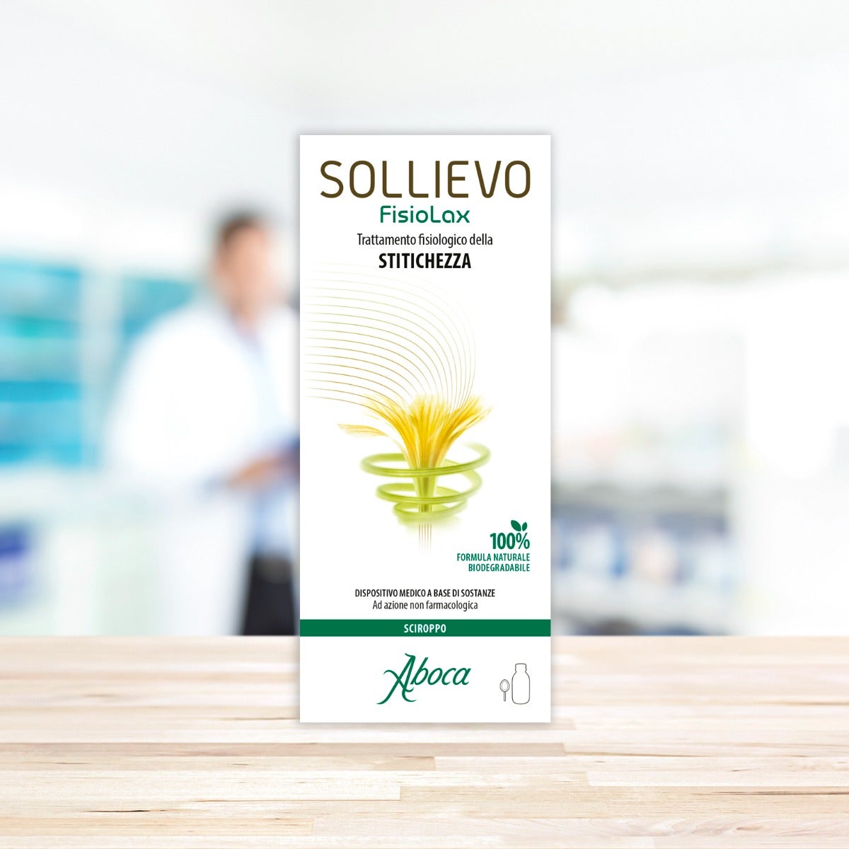 Aboca Sollievo Fisiolax Sciroppo Regolarità Intestinale 180g-4