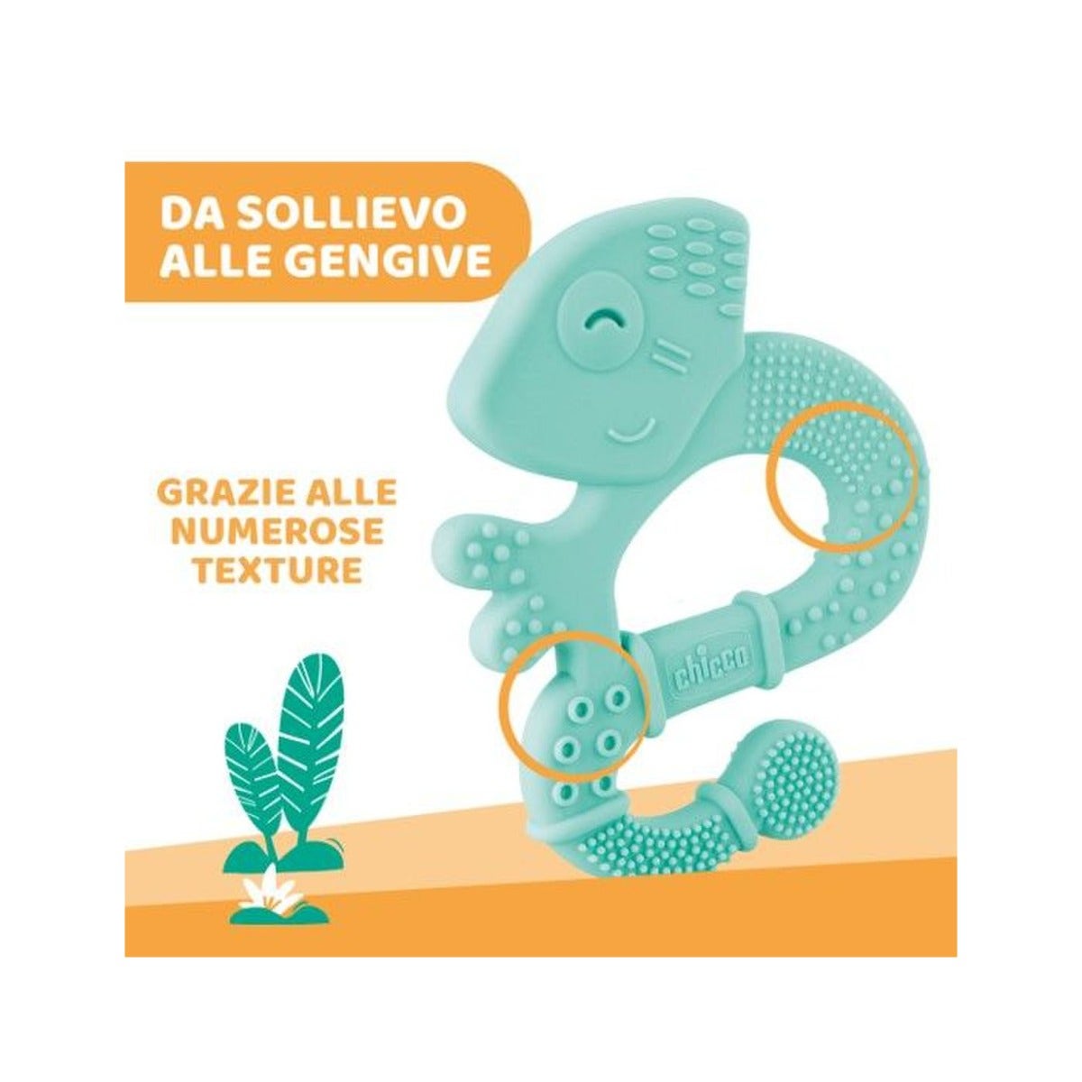 Chicco Massaggiagengive Soft Iguana Femmina Setole Morbide-3