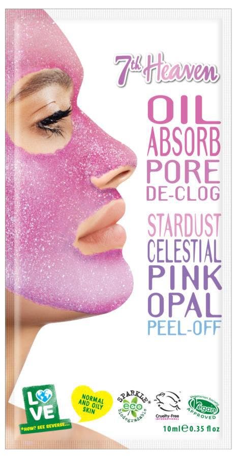 7th Heaven Maschera Viso Peel- Off Opacizzante Pink Opal-1