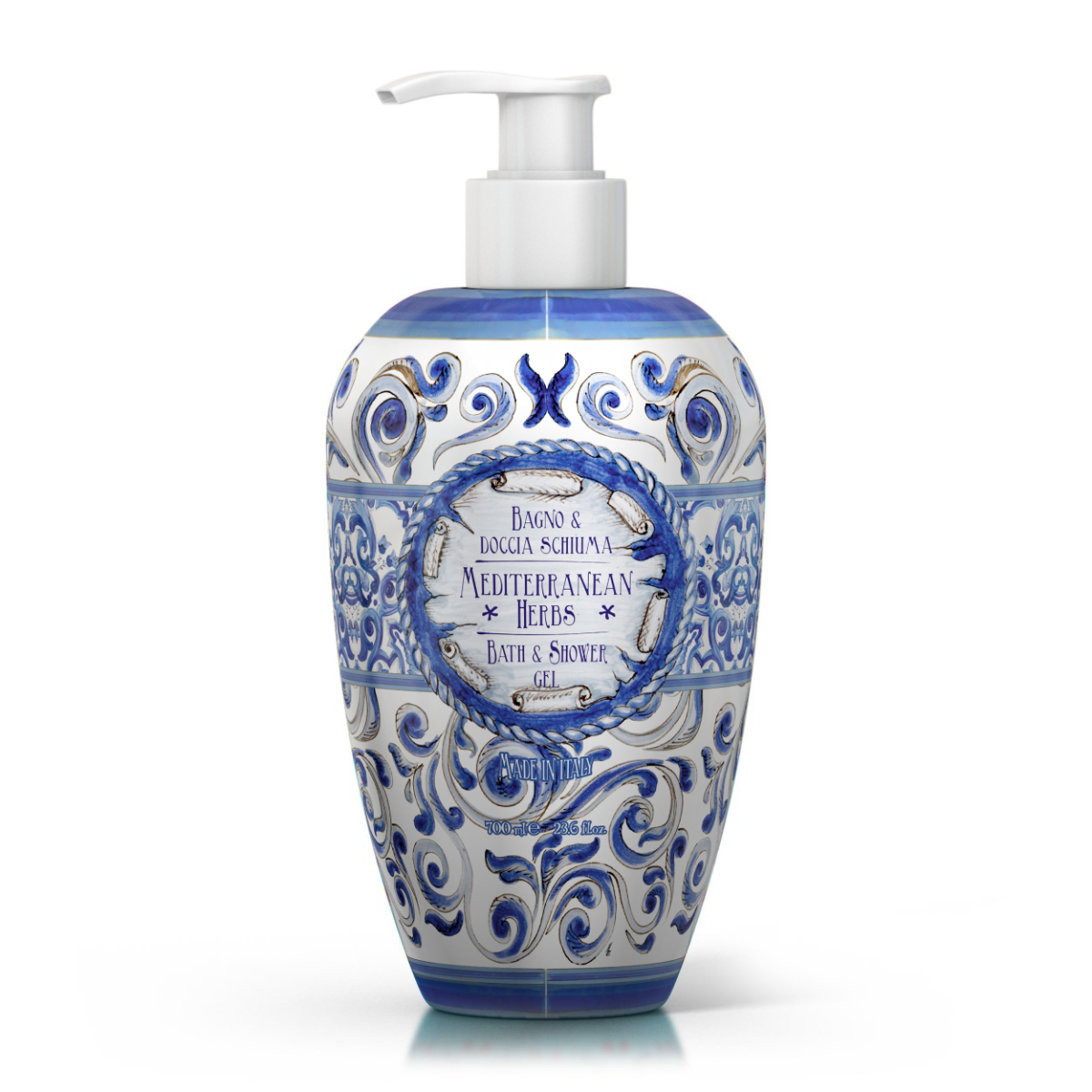 Le Maioliche Mediterranean Herbs Bagno E Doccia Schiuma 700ml-1
