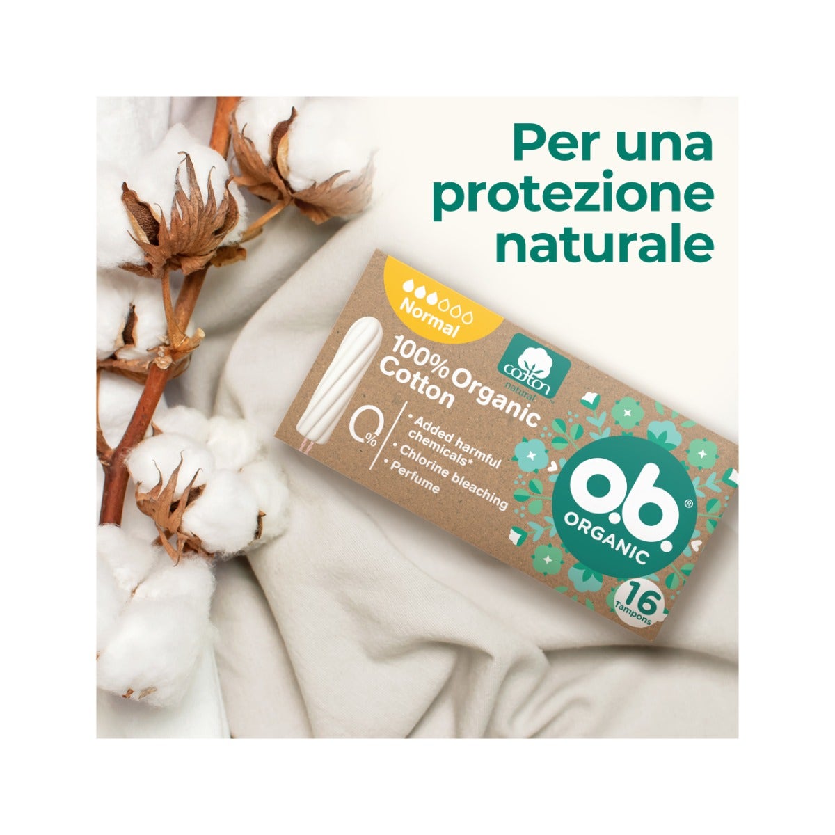 Ob Pro Comfort Organic Normal 16 Tamponi-3