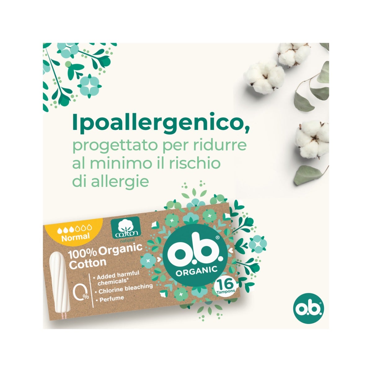Ob Pro Comfort Organic Normal 16 Tamponi-7
