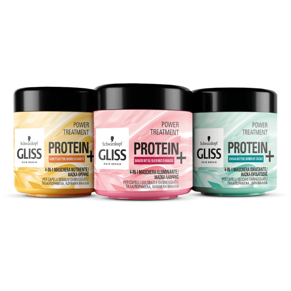 Schwarzkopf Gliss Trattamento 4In1 Protein+ Maschera Nutriente 200ml-2