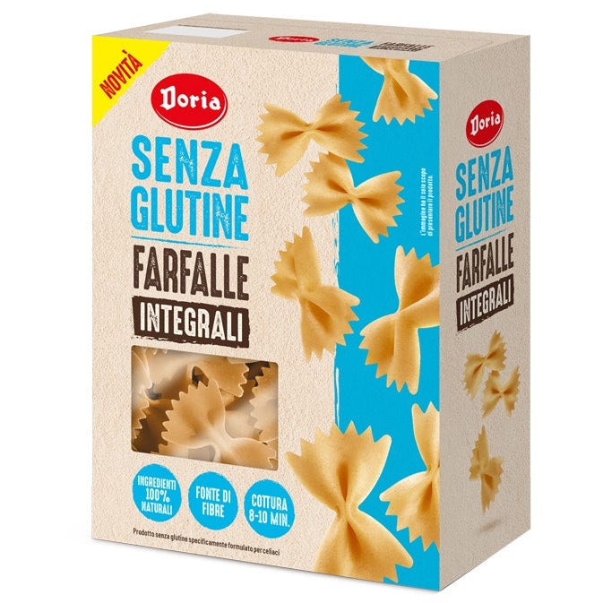 Doria Farfalle Integrali Senza Glutine 400g-3