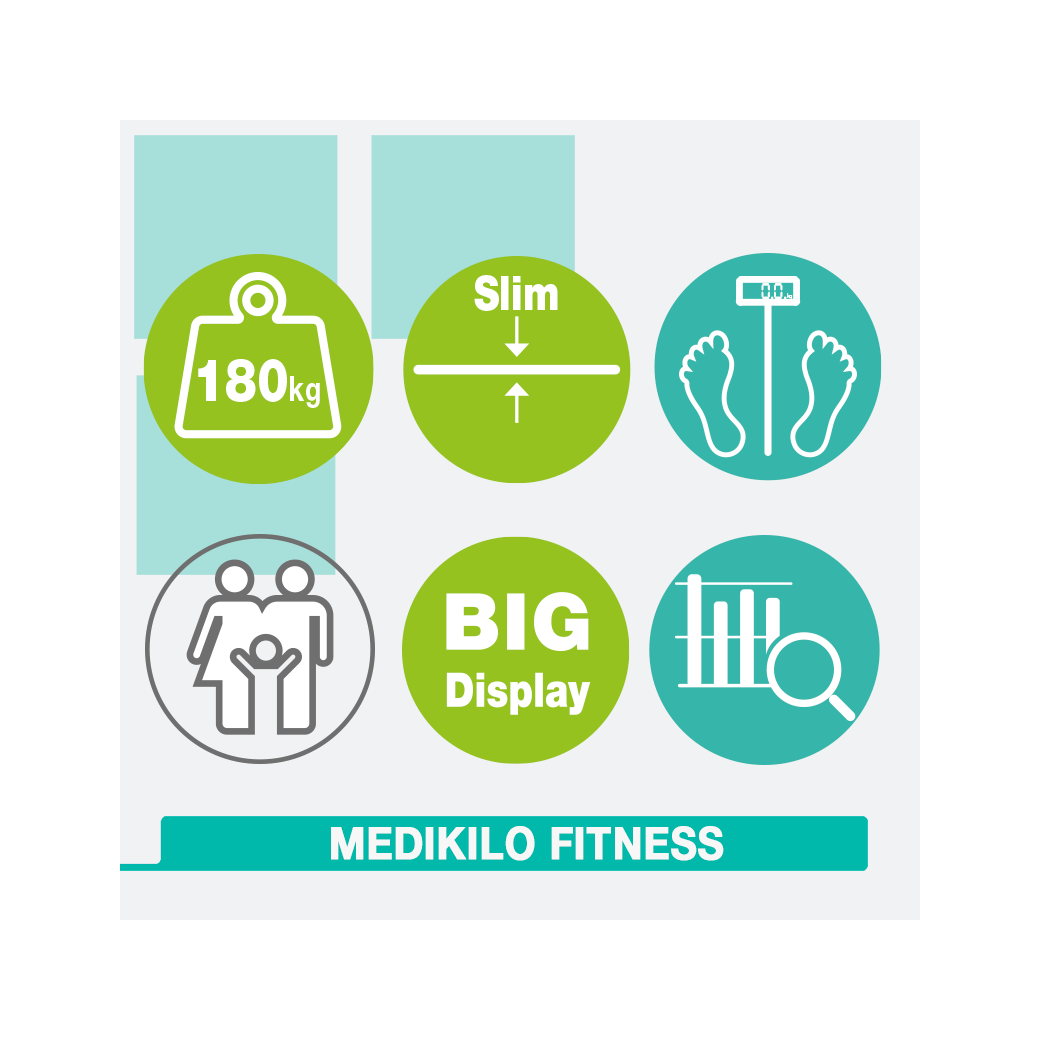 Medikilo Fitness Bilancia Pesapersone Professionale-5