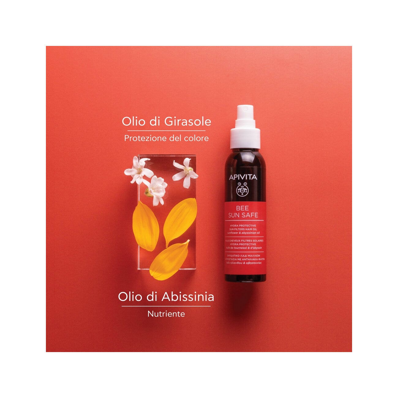Apivita Bee Sun Safe Olio Capelli 100ml-3