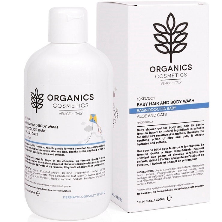 Organics Cosmetics Baby Bagnodoccia Corpo/Capelli 300ml-1