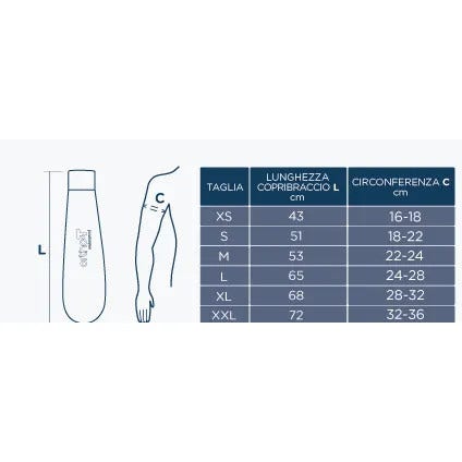 OrthoT Coprigesso Braccio Impermeabile Nero Taglia XXL-2