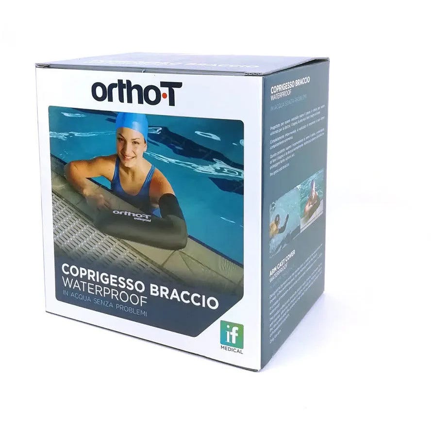 OrthoT Coprigesso Braccio Impermeabile Nero Taglia S-6
