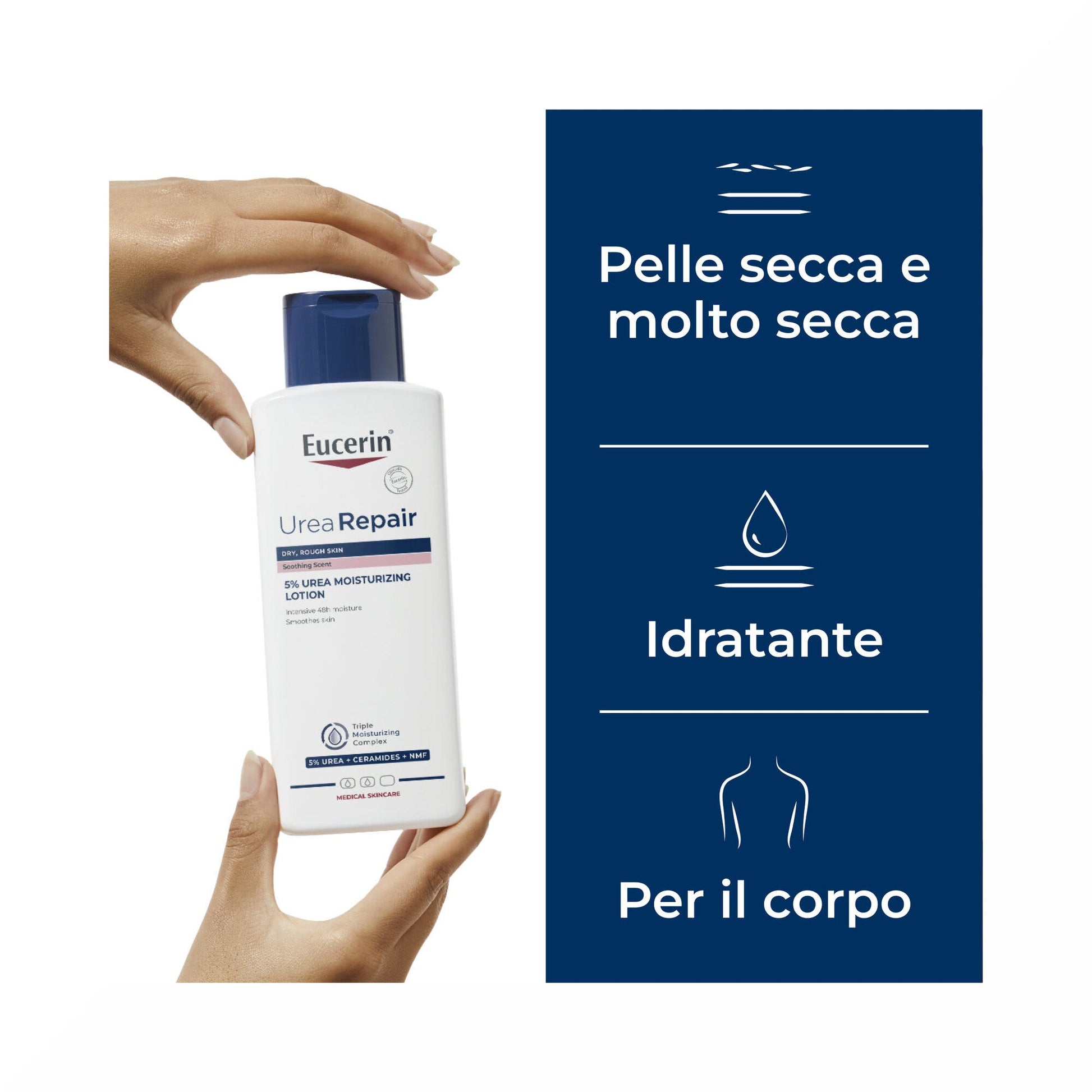 Eucerin Urearepair Plus 5% Urea Emulsione Idratante 400ml-3