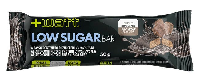 +Watt Low Sugar Barretta Gusto Brownie 50g-1
