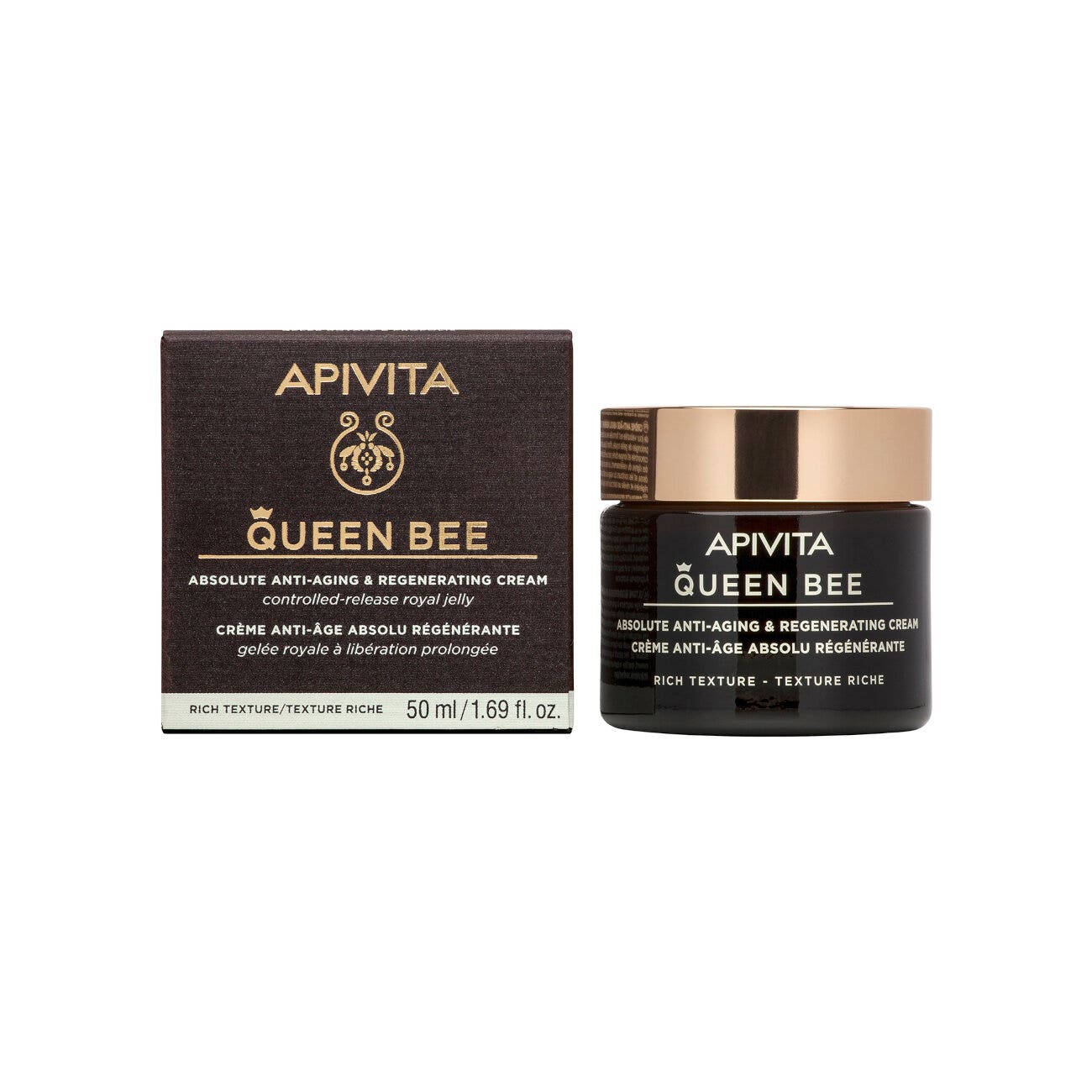 Apivita Queen Bee Rich Crema Viso Anti-Età Assoluta&Rigenerante Texture Ricca 50ml-9