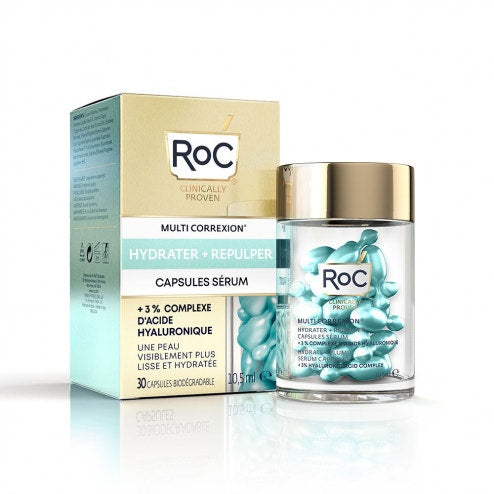 Roc Multi Correxion Hydrate & Plump Siero Idratante 30 Capsule-1