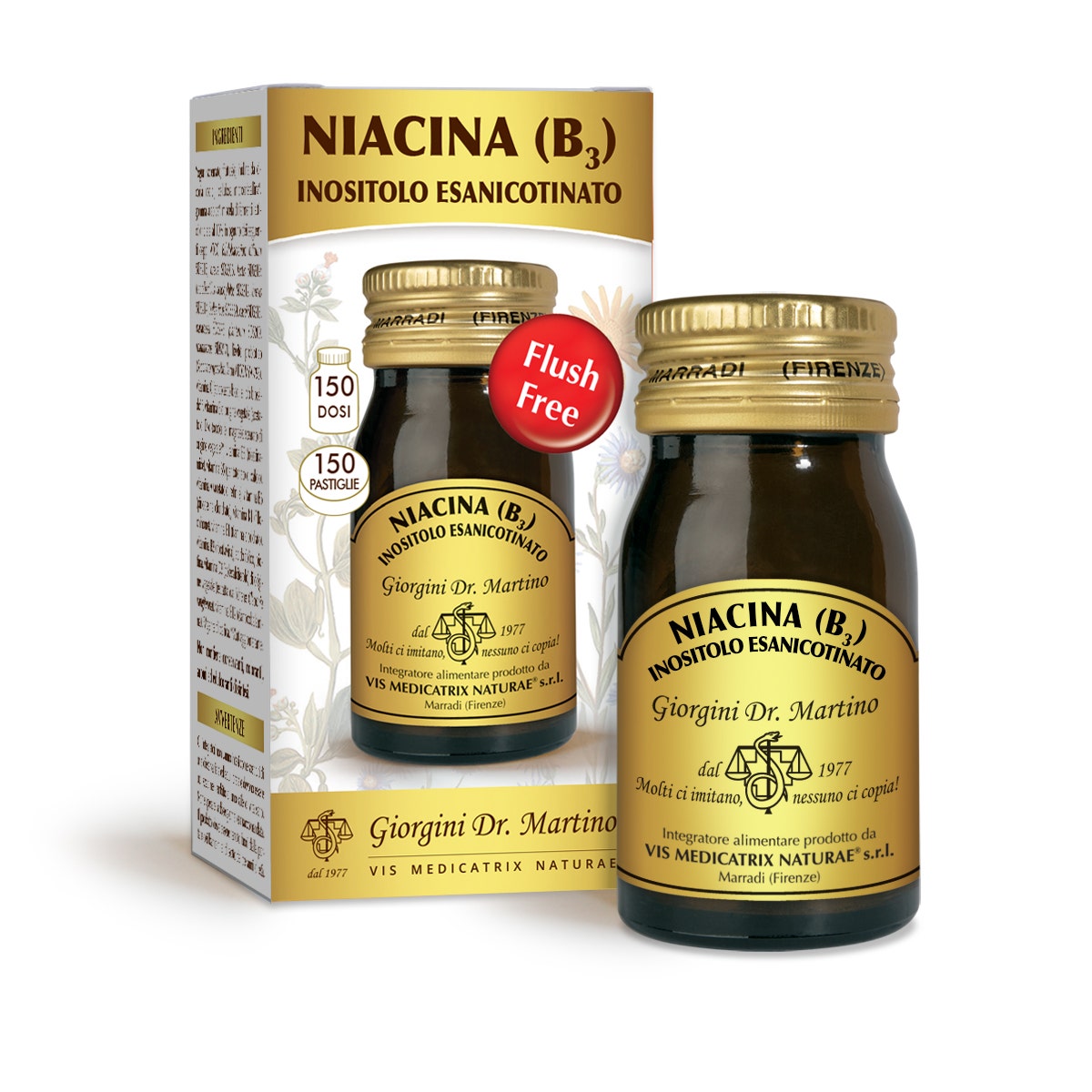 Dr Giorgini Niacina (B3) Inositolo Esanicotinato 150 Pastiglie-1