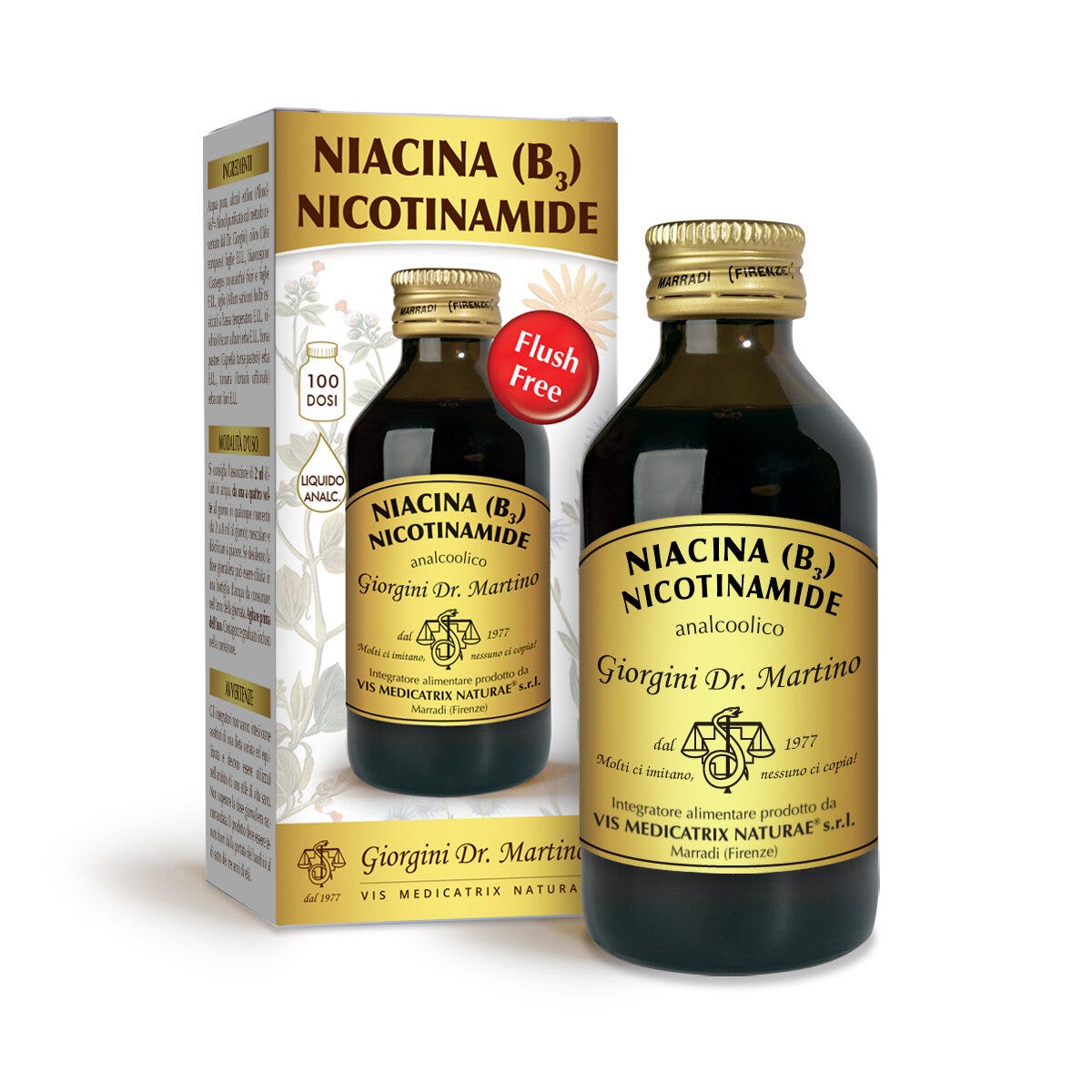 Dr Giorgini Niacina (B3) Nicotinamide Analcoolico 100ml-2
