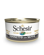 Schesir Tonnetto Con Seppie Cibo Umido Gatti Adulti Lattina 85g-1
