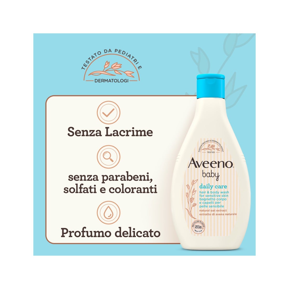 Aveeno Baby Daily Care Bagnetto Corpo E Capelli 250ml-6