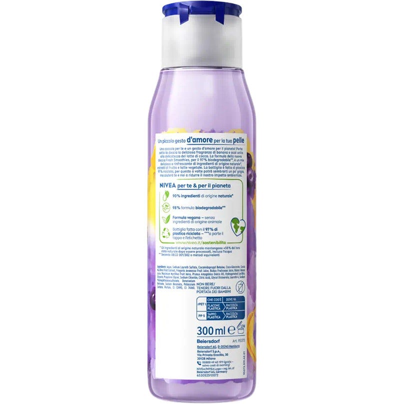 Nivea Doccia Fresh Smoothies Acai Banana 300ml-1
