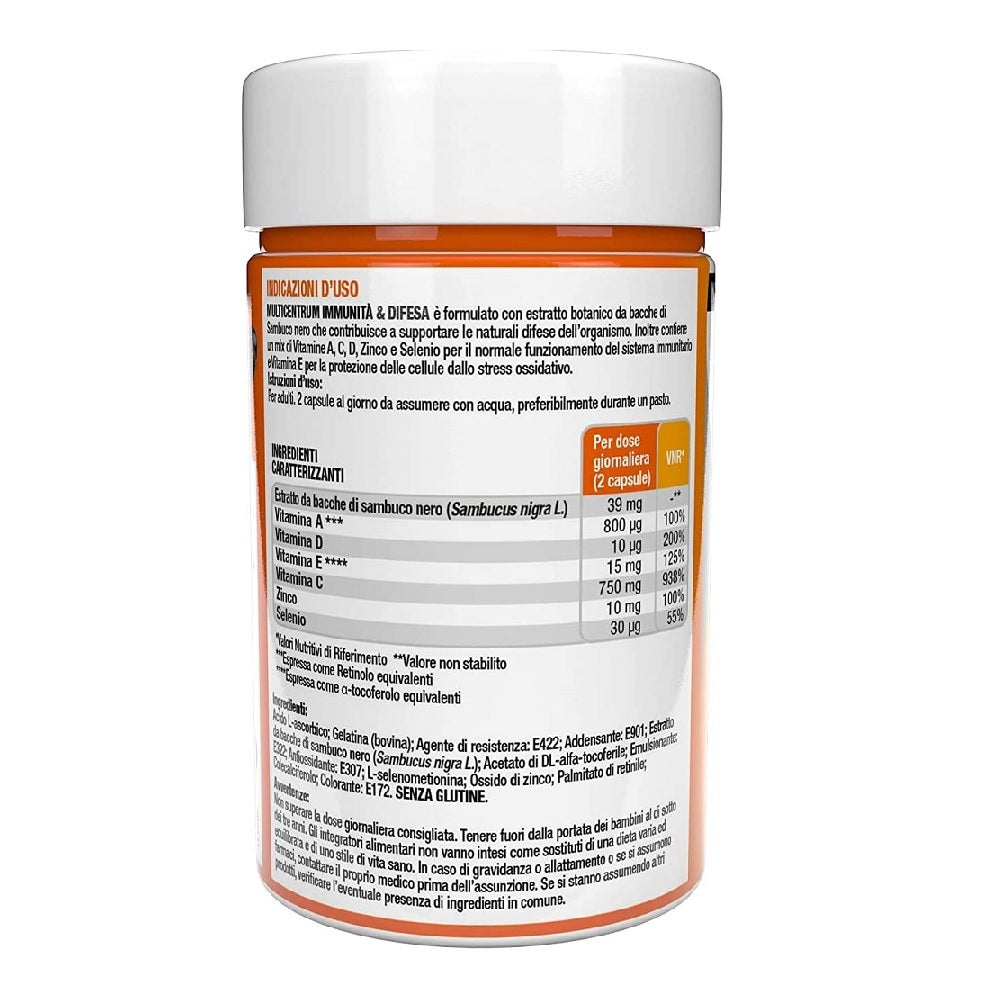 Multicentrum Immuno & Difesa Con Sambuco Integratore Alimentare Vitamina C Difese Immunitarie 30 Compresse-8