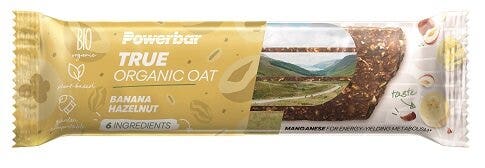 Powerbar True Organic Oat Barretta Banana/Nocciole 40g-1