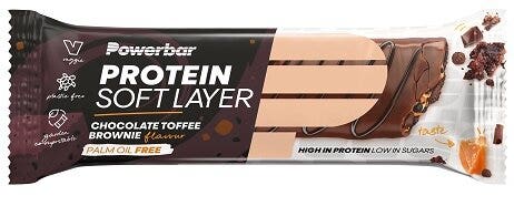 Powerbar Protein Soft Layer Barretta Chocolate Toffee Brownie 40g-2