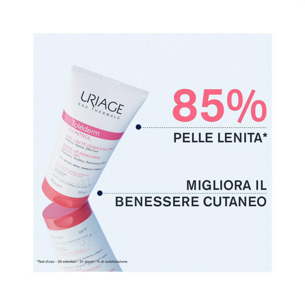 Uriage Tolederm Control Gel Latte Struccante Pelli Sensibili 150ml-8