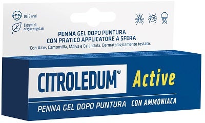 Citroledum Active Penna Gel Dopo Puntura Con Ammoniaca 15ml-1