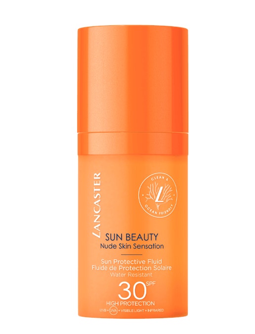 Lancaster Sun Beauty Protective Fluid SPF 30 Nude Skin Sensation Viso 30ml-1
