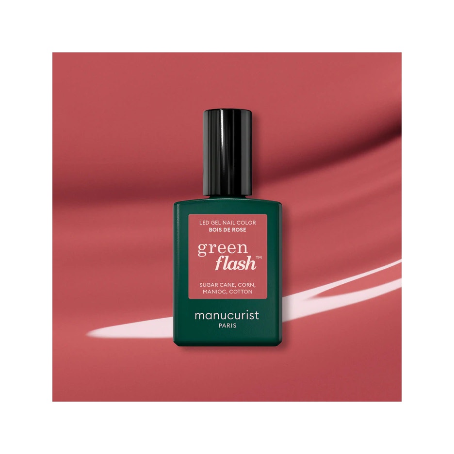 Manucurist Green Flash Smalto Semipermanente Bois De Rose 15ml-0