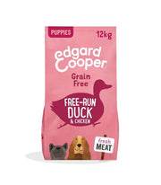Edgard & Cooper Puppy Anatra E Pollo Allevati A Terra Senza Cereali Crocchette per Cani 12 Kg-1