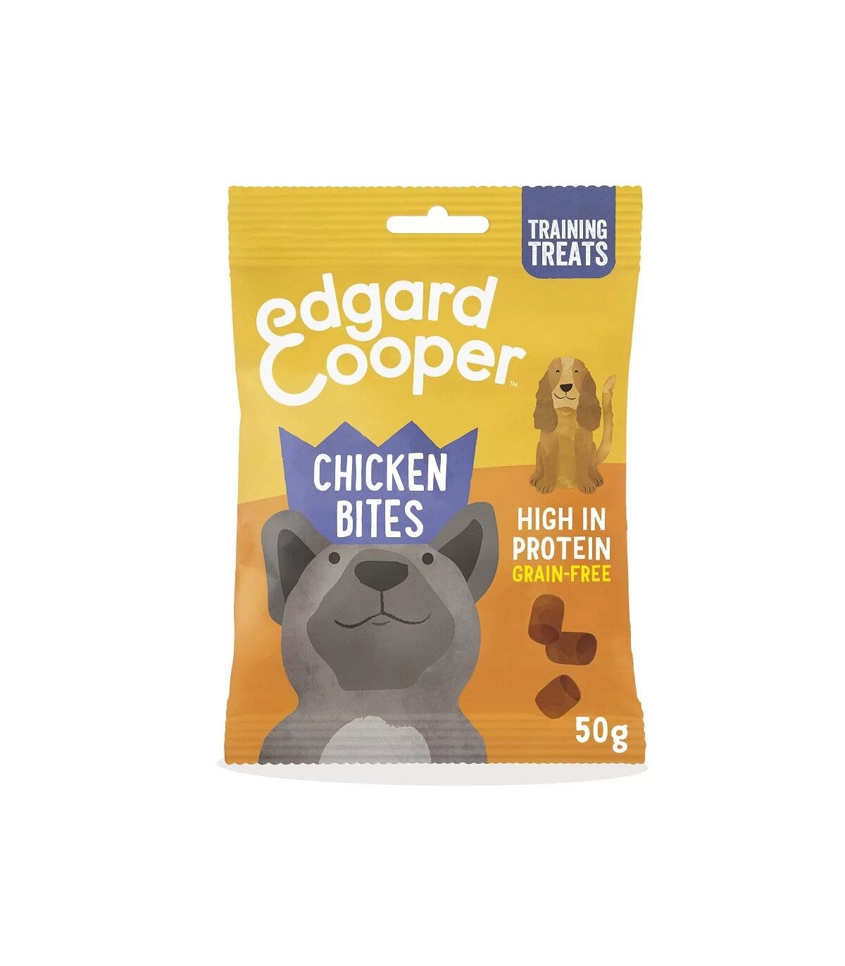 Edgard & Cooper Bocconcini Di Pollo Senza Cereali per Cani 50g-1