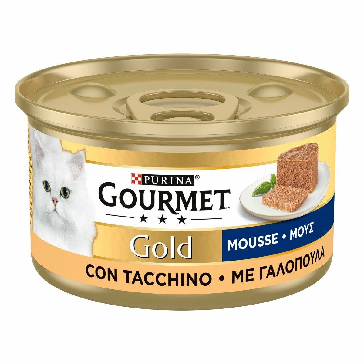 GOURMET Gold Gatto Mousse con Tacchino 85g-1