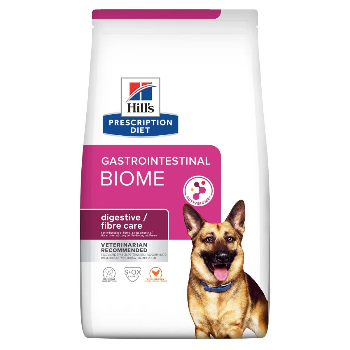 Hill's Prescription Diet Gastrointestinal Biome Cibo Secco Con Pollo Cani Adulti Sacco 4kg-1