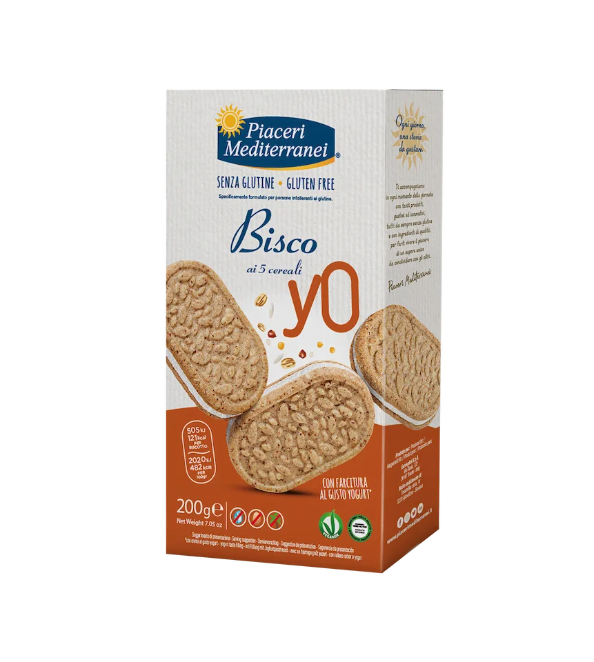 Piaceri Mediterranei Bisco yo 5 Cereali 200 g-1