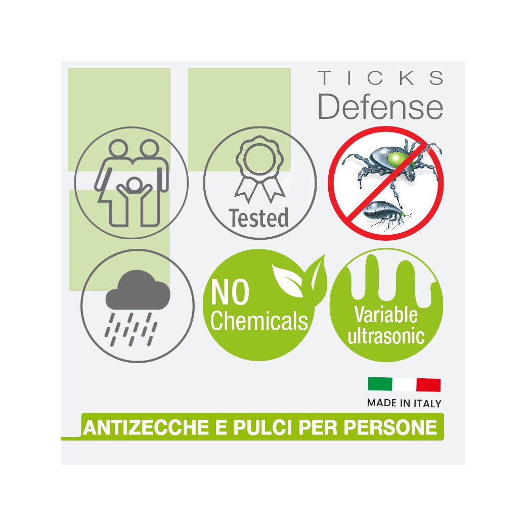 Colpharma Ticks Defense Dispositivo Ultrasonico Antizecche E Pulci Per Persone-3
