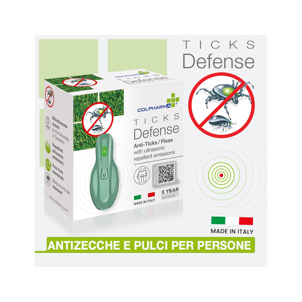 Colpharma Ticks Defense Dispositivo Ultrasonico Antizecche E Pulci Per Persone-5