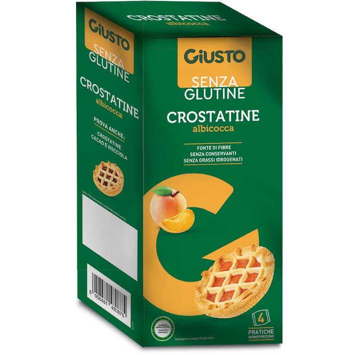 Giusto Senza Glutine Crostatina Albicocca 4x45g-1