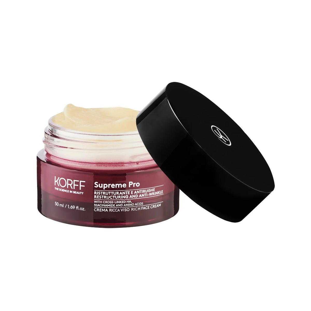Korff Supreme Pro Crema Ricca Viso Ristrutturante Antirughe 50ml-2