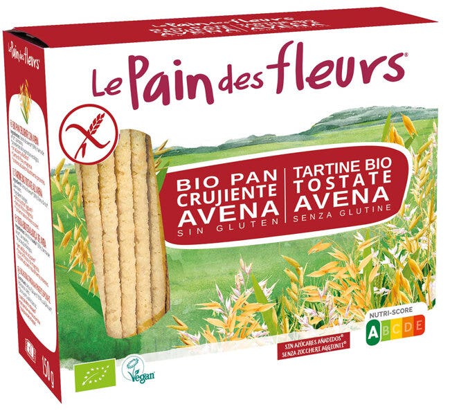 Le Pain Des Fleurs Tartine Tostate All'Avena Bio 150g-1