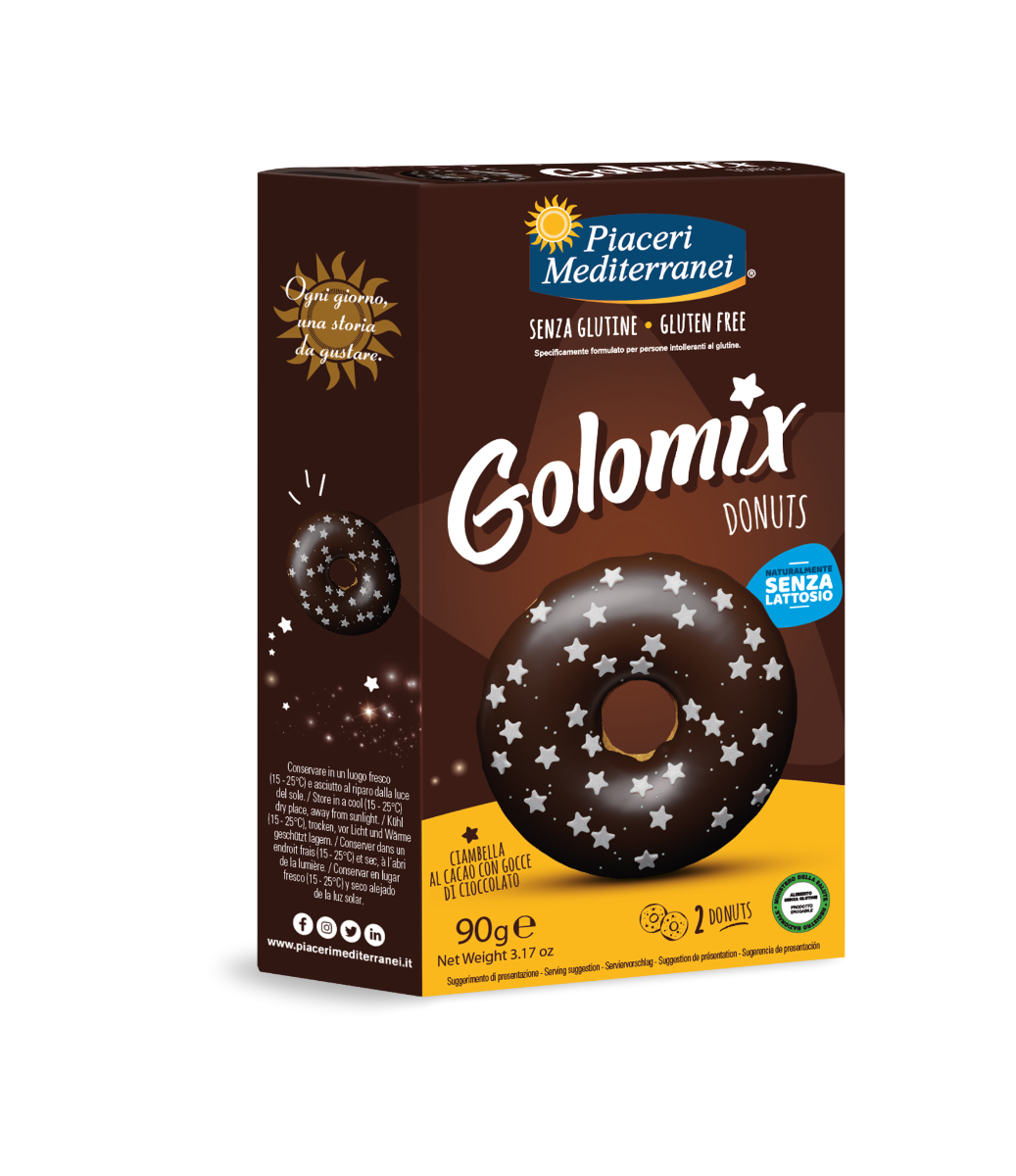 Piaceri Mediterranei Golomix Donuts 2 Pezzi da 45 g-1