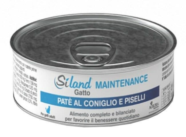 Siland Maintenance Cibo Umido Patè Coniglio/Piselli Gatti Adulti 85g-2